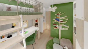 projekt wnętrza pokój dziecięcy architekt lublin warszawa